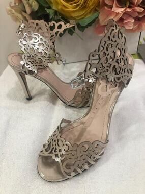 Klub Nico Moxie cut out laser leather heel shoe size 5m (SH900
